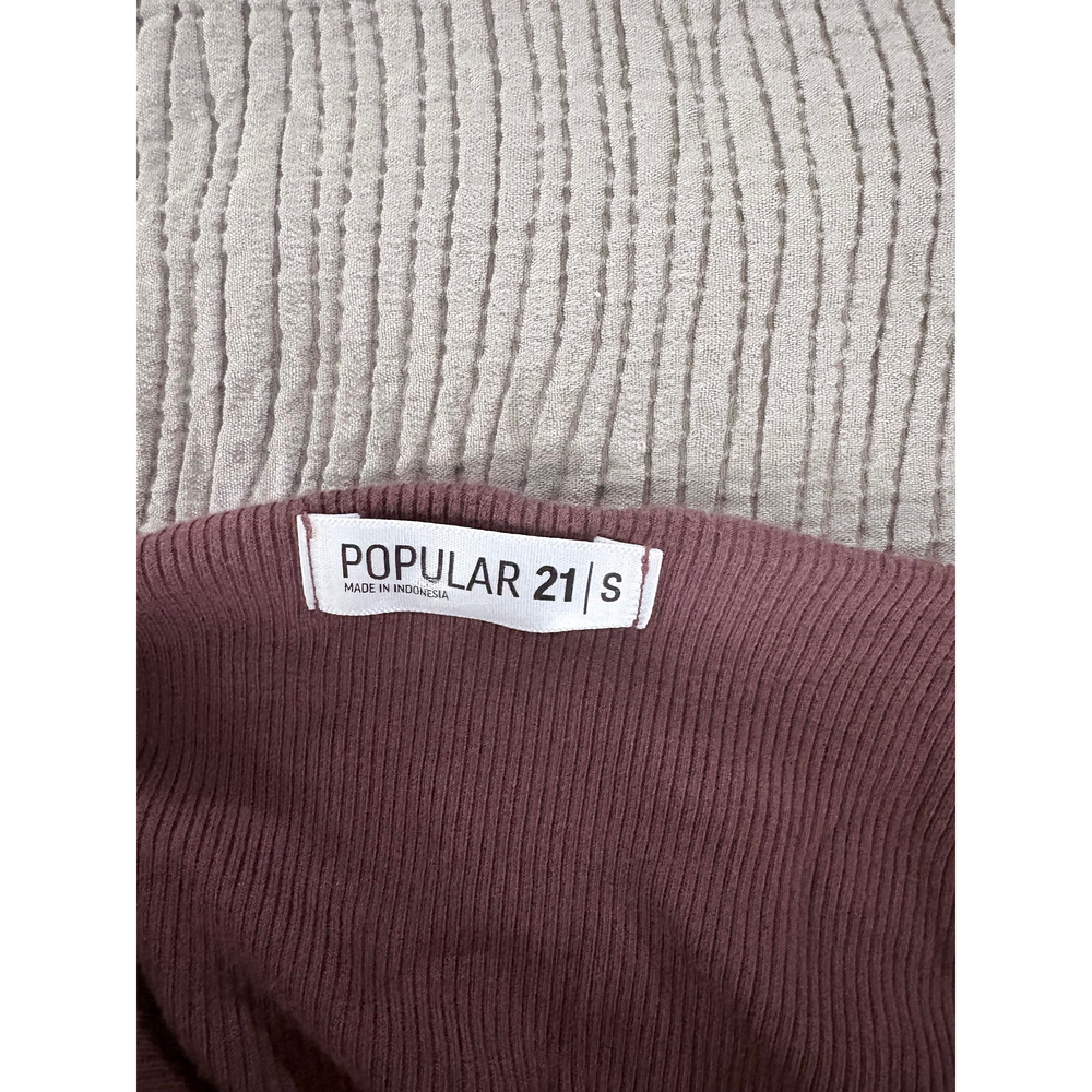 POPULAR 21 Women Brown Dress Size S - Picture 4 of 4
